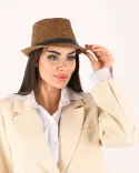 کلاه شاپو حصیری  s00952 - 3