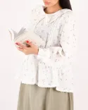 شومیز موسلین گلدار G00471 - 5