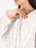 شومیز موسلین یقه دار G00470 - 12