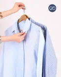 شومیز راه راه گلدوزی  G00395 - 6