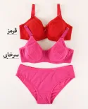 ست سوتین خالخالی Y00384 - 3