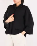 شومیز لینن آستین پاکتی G00514 - 8