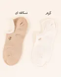 جوراب تک گل  y00416 - 2