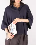 شومیز دکمه مخفی  G00519 - 5