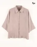 شومیز دکمه مخفی  G00519 - 7