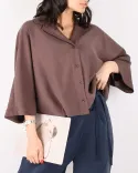 شومیز یقه انگلیسی کوپرا G00517 - 10