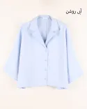 شومیز یقه انگلیسی کوپرا G00517 - 20