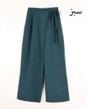 شلوار جلو گره G00521 - 4
