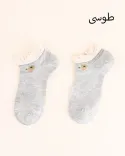 جوراب گلی Y00433 - 2