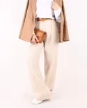 شلوار لینن راسته G00535 - 14