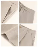 شلوار لینن بگ G00571 - 16