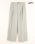 شلوار لینن بگ G00571 - 5