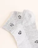 جوراب طرح قلبی Y00447 - 1