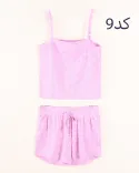 تاپ و شلوارک طرحدار G00551 - 9