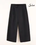 شلوار لینن واید G00565 - 17