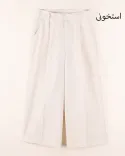 شلوار لینن واید G00565 - 20