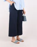شلوار لینن واید G00565 - 9