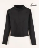 سوییشرت فلامنت مشکی Y00464 - 1