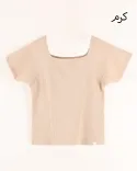 تیشرت یقه خشتی G00595 - 4