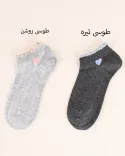 جوراب طرح لوزیY00449 - 2