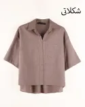 شومیز جلو بسته w00140 - 8