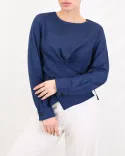 شومیز جلو ضربدری W00142 - 3