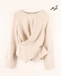شومیز جلو ضربدری W00142 - 8