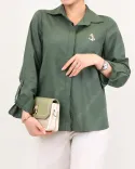 شومیز لینن هوک W00145 - 4