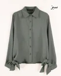 شومیز بغل گره W00148 - 10