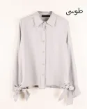 شومیز بغل گره W00148 - 12