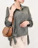 شومیز بغل گره W00148 - 2