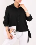 شومیز بغل گره W00148 - 3