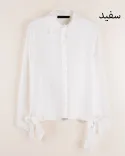 شومیز بغل گره W00148 - 9
