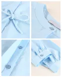 شومیز کمربندی رز W00156 - 8