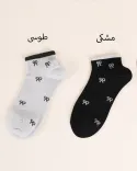جوراب طرح پاپیونی Y00448 - 1