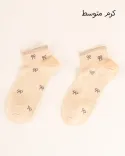 جوراب طرح پاپیونی Y00448 - 3