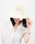 کلاه قلاب بافی توری S00963 - 3