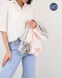شومیز آستین کوتاه W00195 - 1
