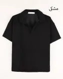 تیشرت یقه شکاری W00180 - 8
