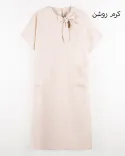 پیراهن یقه گره W00181 - 3