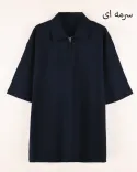 تیشرت مردانه نیم زیپ G00643 - 10