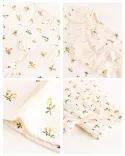 شومیز موسلین پشت دکمه G00455 - 14