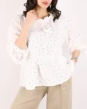 شومیز موسلین پاپیونی G00454 - 4