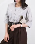 شومیز چهارخونه G00663 - 4