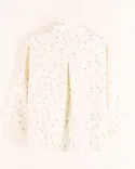 شومیز نیلی G00657 - 5