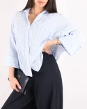 شومیز راه راه G00687