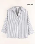 شومیز راه راه G00687 - 8