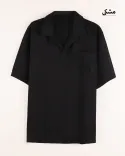 پیراهن مردانه لینن G00683 - 5