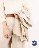 شومیز لینن دکمه دار G00676 - 1