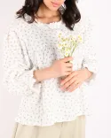 شومیز موسلین یقه دانتل G00453 - 6